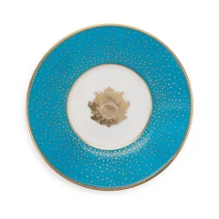 Acanthus Turquoise Coffee Cup And Saucer