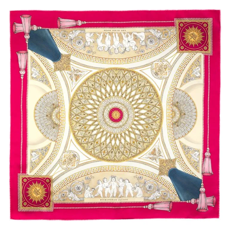 Buckingham Palace Music Room Silk Scarf