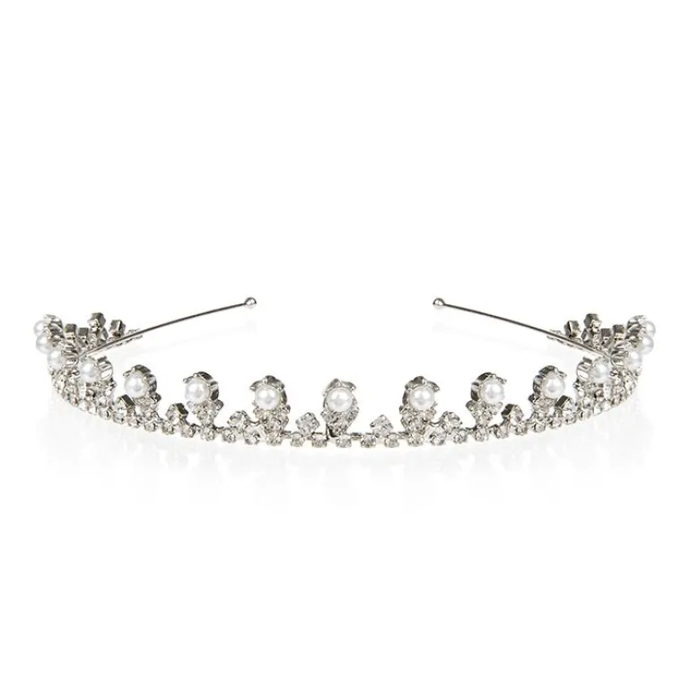 Buckingham Palace Pearl And Crystal Tiara