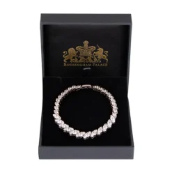 Buckingham Palace Slim Oval Crystal Bracelet