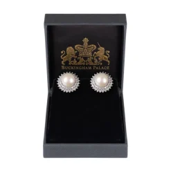 Centred Pearl Earrings