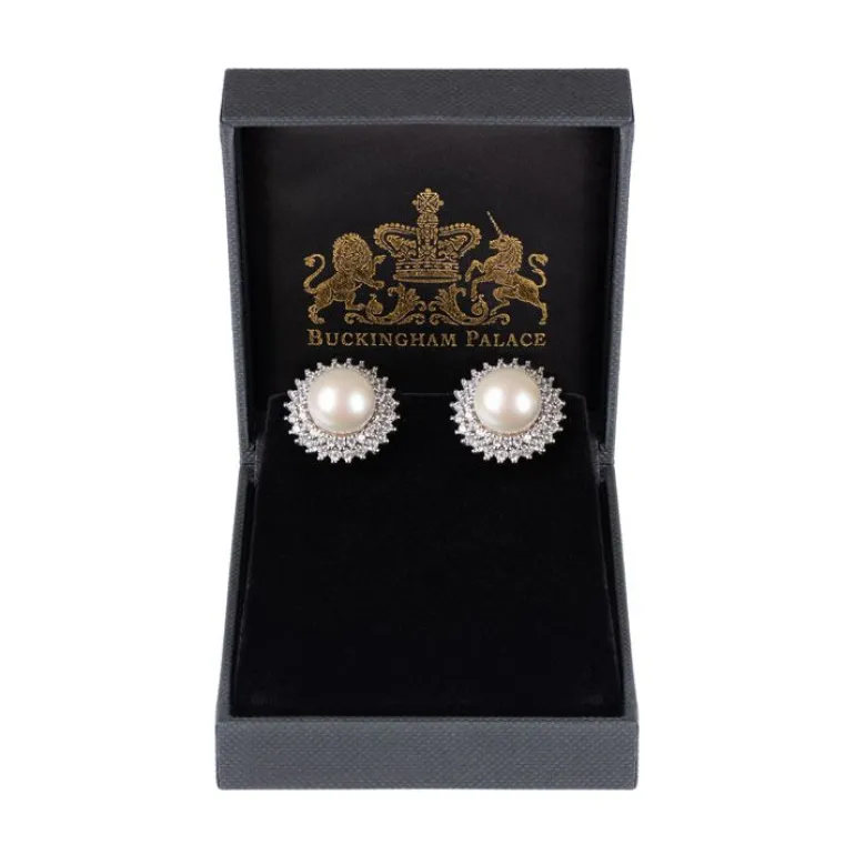 Centred Pearl Earrings
