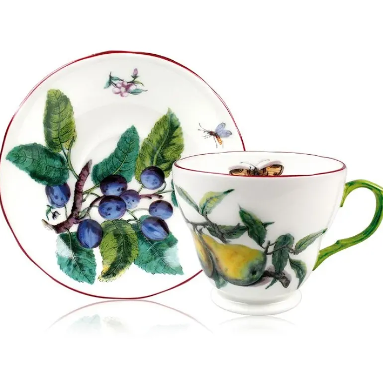 Chelsea Porcelain Coffee Cup & Saucer