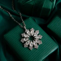 Crystal Decagon Pendant