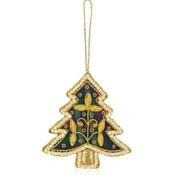 Palace Of Holyroodhouse Tartan Christmas Tree Decoration