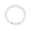 Pearl And Crystal Disc Bracelet