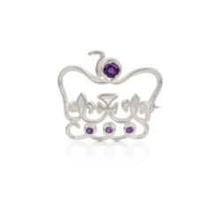 Platinum Jubilee Limited Edition Silver Brooch