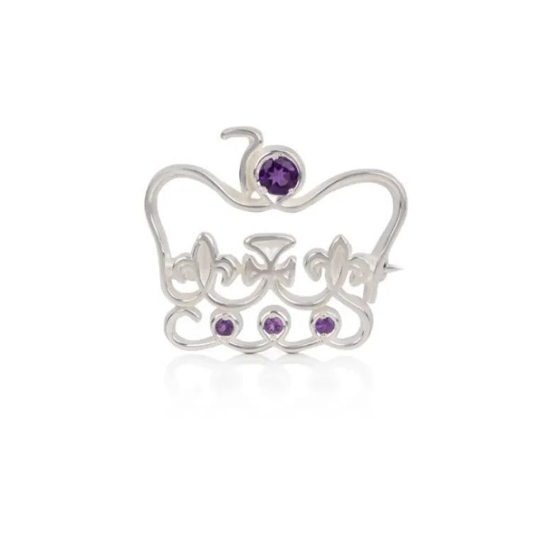 Platinum Jubilee Limited Edition Silver Brooch