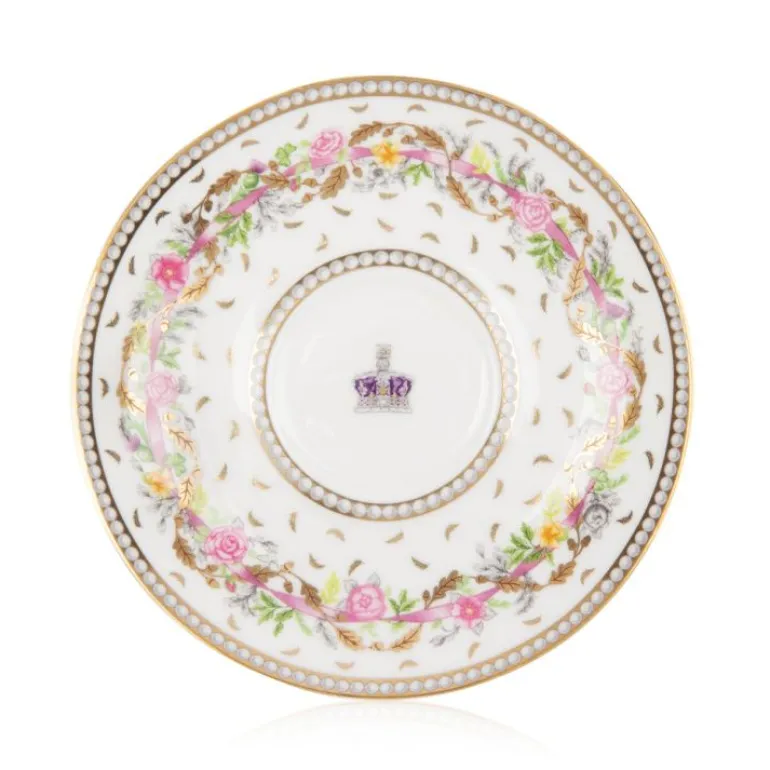 Queen Elizabeth Ii Commemorative Teacup And Saucer