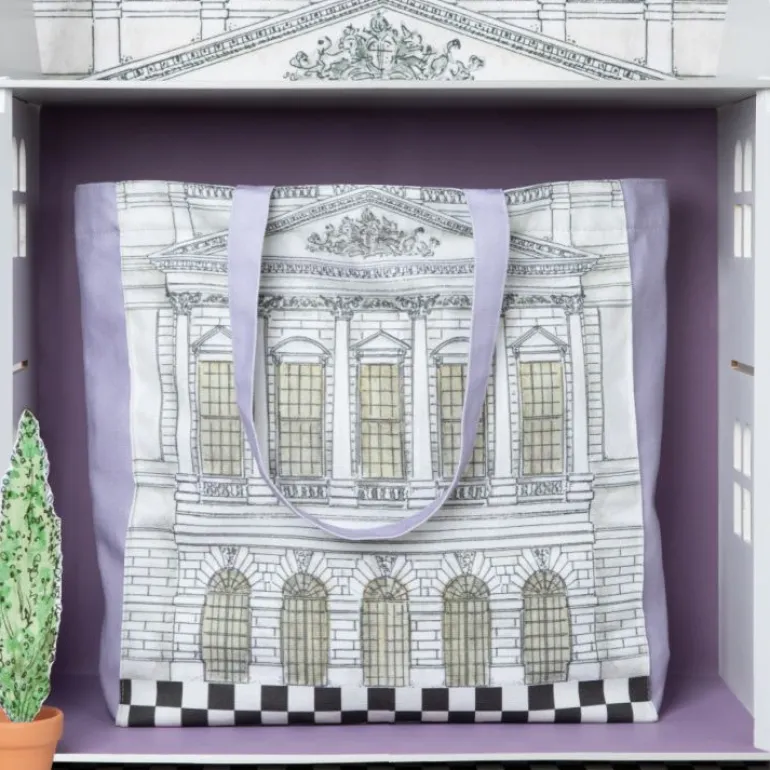 Queen Mary'S Dolls' House Reversible Tote Bag