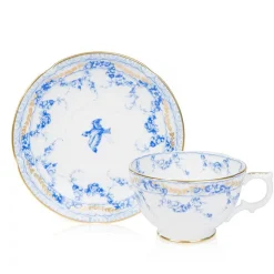 Royal Birdsong Gilded Breakfast Cup And Saucer