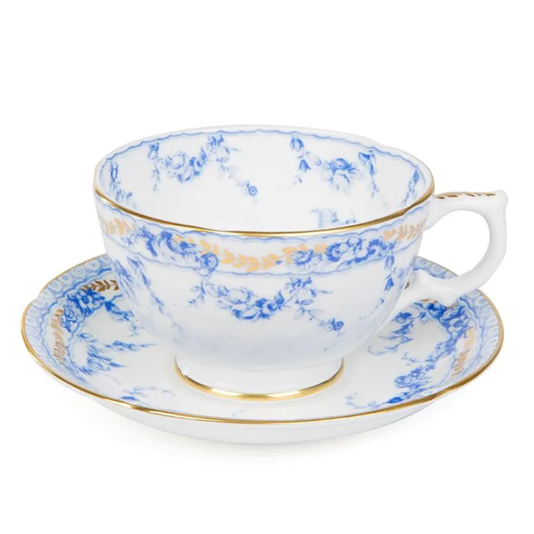 Royal Birdsong Gilded Breakfast Cup And Saucer
