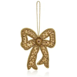 Style & Society Gold Bow Decoration