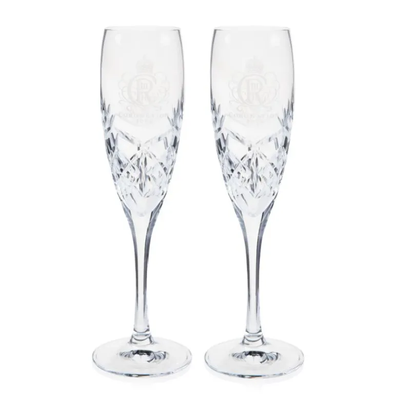 The Coronation Limited Edition Champagne Flutes