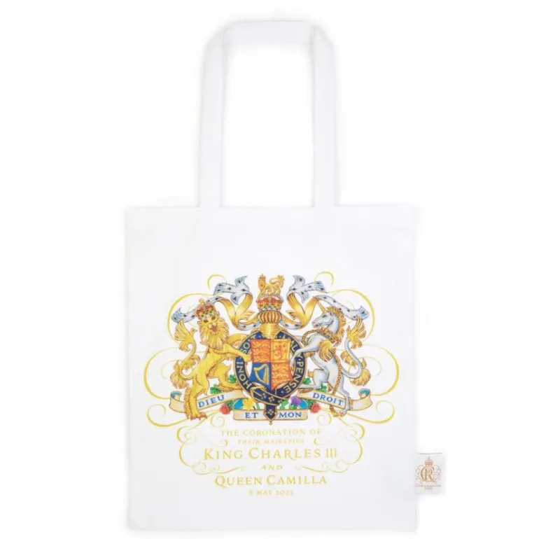 The Coronation White Tote Bag
