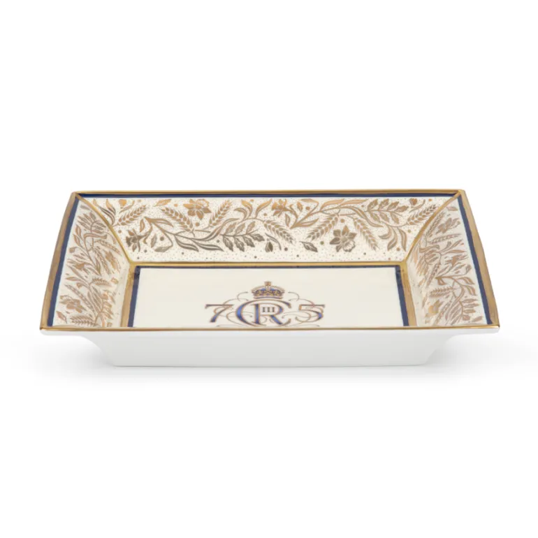 The King'S 75Th Birthday Limited Edition Navy Tray