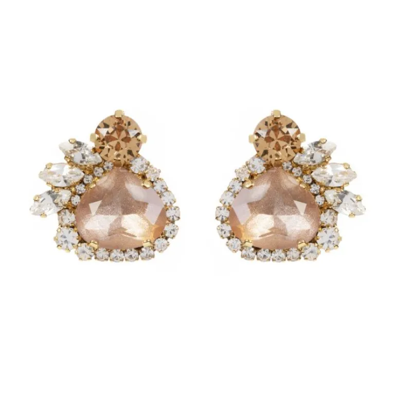 Vicki Sarge Pink Stud Earrings