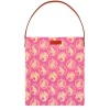 Yellow Parrot And Cat Print Tote Bag